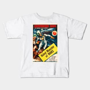 COMMANDO CODY Robot Monster of MARS 1955 Vintage Sci Fi Film Art Movie Kids T-Shirt